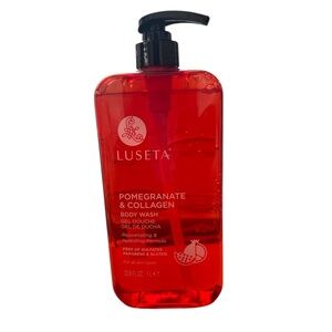 Luseta Pomegranate & Collagen Body Wash | 33.8 oz | Hydrating & Firming Luxury